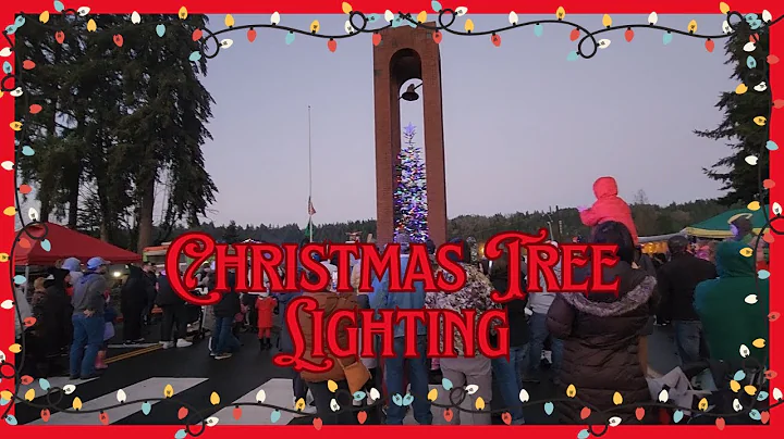 Christmas Tree Lighting Ceremony | Vlogmas day 7
