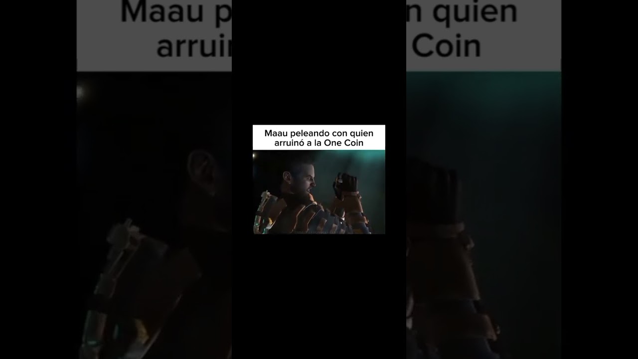Maau peleando con el que arruino la One Coin