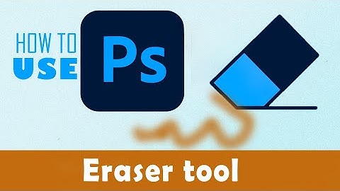 How to use Eraser tool in Photoshop 2024 #design  #photoshop