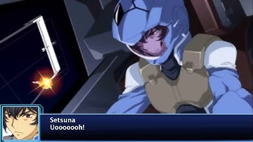 Super Robot Wars BX -  Gundam 00 Raiser All Attacks (English Subs)