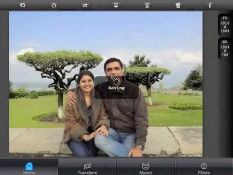 Superimpose or Juxtapose on different backgrounds - YouTube