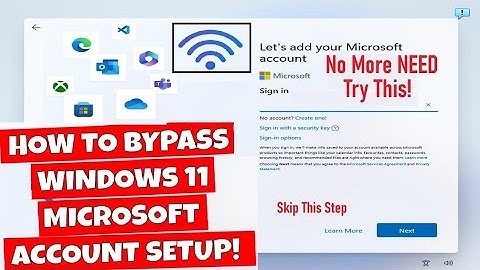 Windows 11-installatie zonder Microsoft-account || Microsoft-aanmelding overslaan en omzeilen
