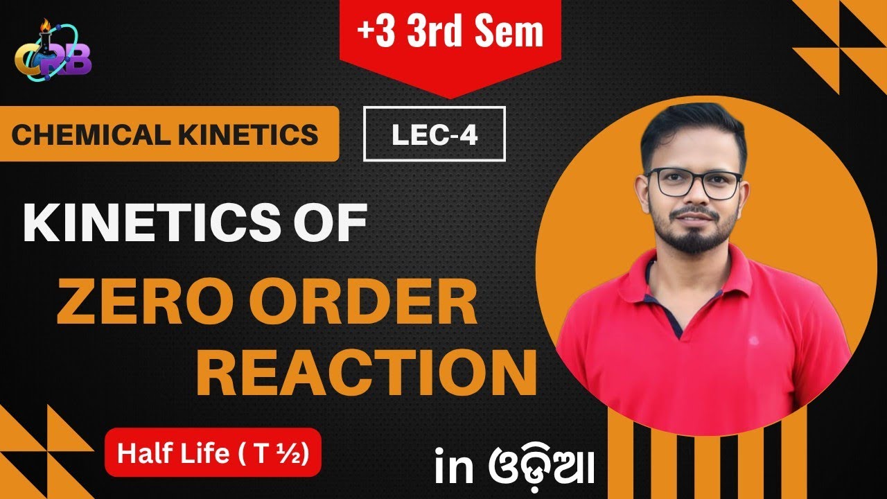 Kinetics of Zero Order Reaction | Half Life Period | Chemical Kinetics ...