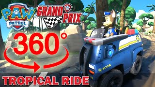 360° VR, TROPICAL RIDE - The Jungle, Chase, PAW Patrol: Grand Prix, Walkthrough, Gameplay, 4K