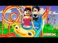 Roblox - FUI AO PARQUE DE DIVERSÕES COM MINHA MÃE (Vision Park) | Luluca Games