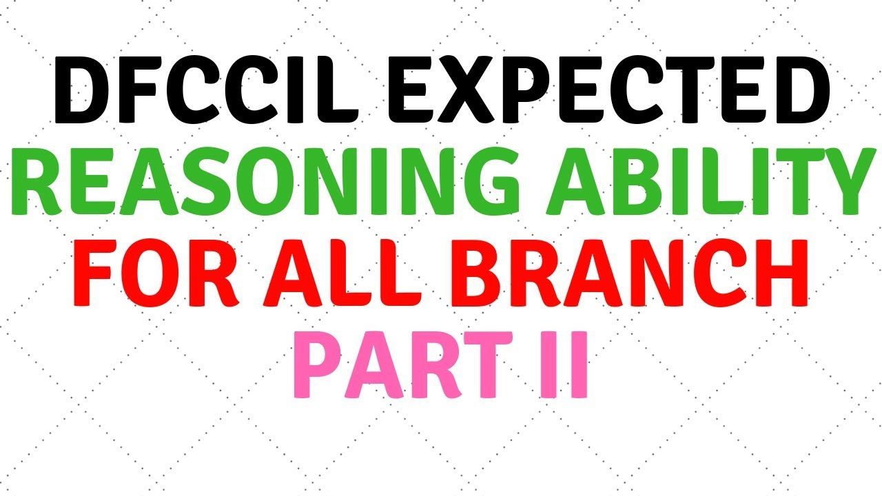 DFCCIL Expected Nontechnical Questions | for all branch | Part II