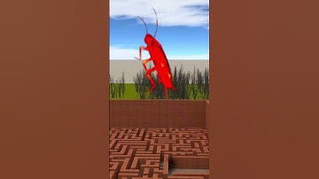 Destroying Cockroach Super in Big Maze Gmod Nextbot