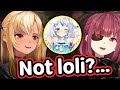 Marine &amp; Flare On Whether Gura Is A Loli Or Not 【ENG Sub Hololive】
