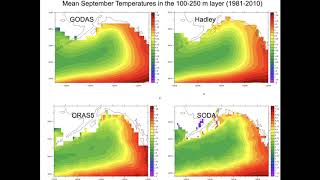 Warm anomalies at depth in the northwestern Gulf of Alaska in summer 2019