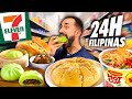  24 horas slo comiendo en 7eleven filipinas l el ms barato del mundo