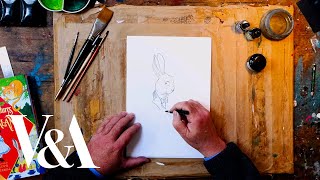 Drawing characters from Alice in Wonderland with Chris Riddell | V&A