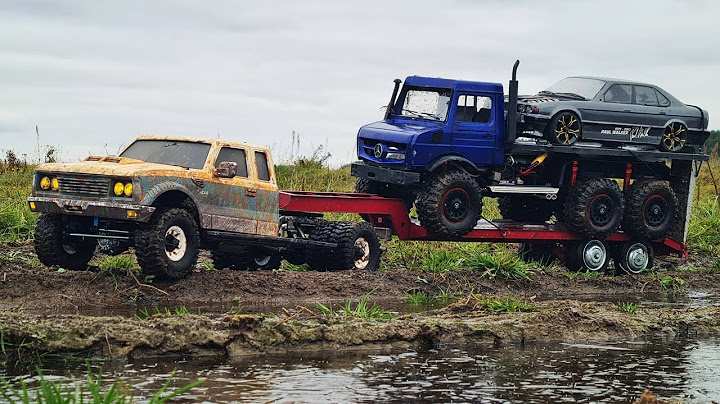 RC Transportation...I DIDN'T EXPECT such a load! Overweight! ...RC OFFroad 4x4