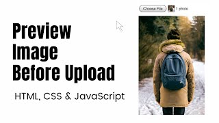 How to Show Preview of Image Before Upload using JavaScript | Hindi