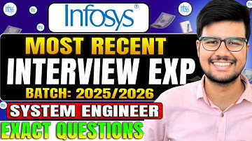 Latest Infosys System Engineer Interview Experience | Exact Questions Out!
