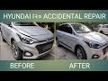 Hyundai i२० Accidental Repair | Head Light Glass Change | hindi | Lucknow | Full painting process