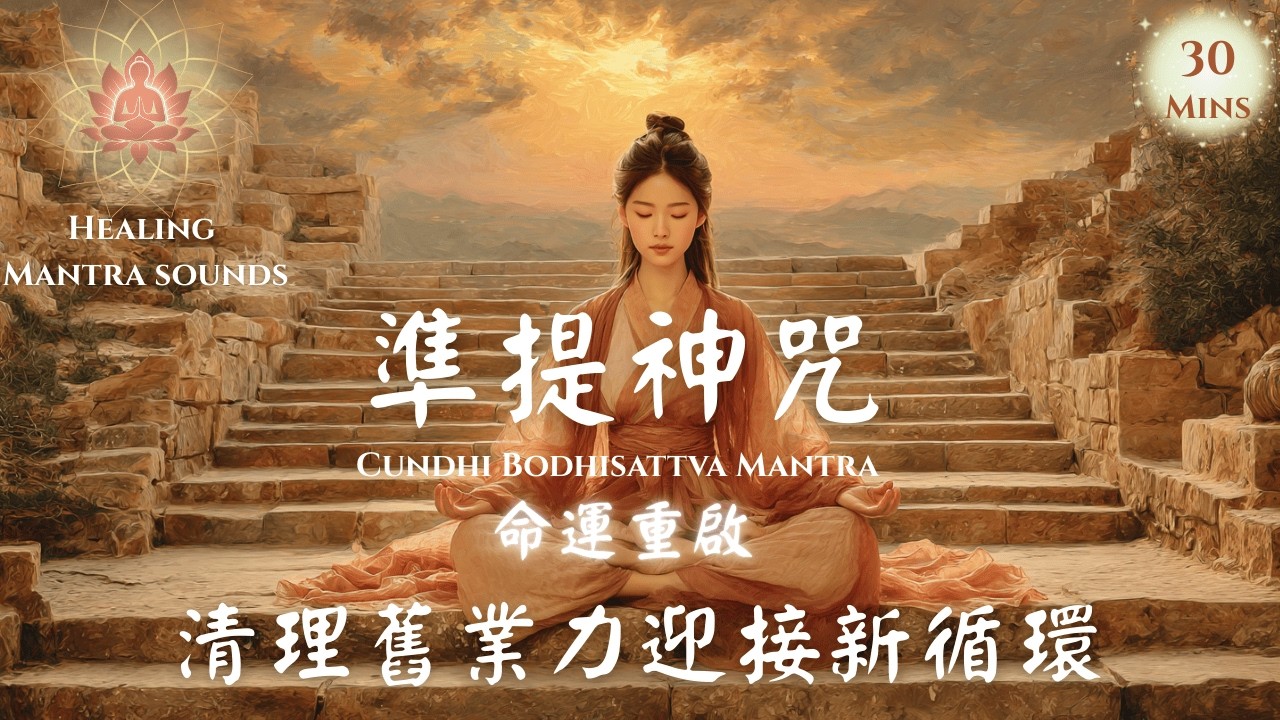 準提神咒｜命運重啟頻率・清理舊業力迎接新循環 Cundhi Bodhisattva Mantra