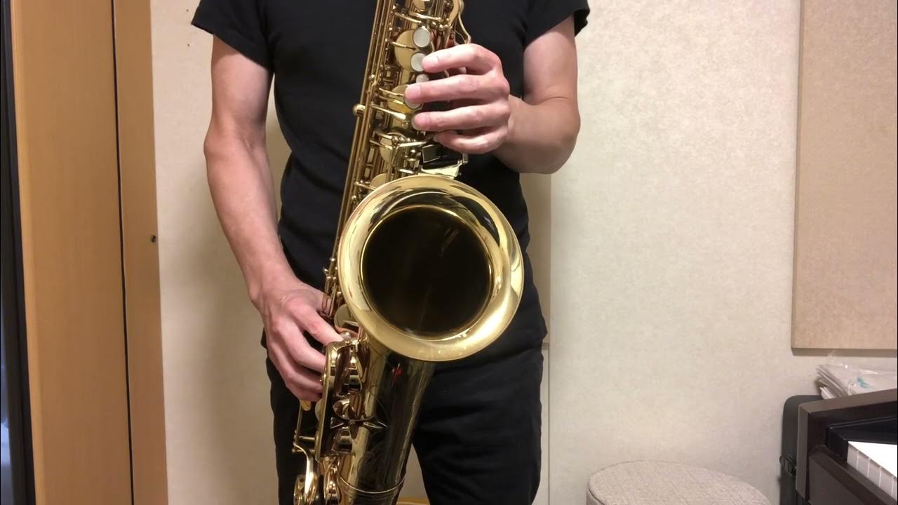 Tenor sax 12key Major scale and chromatic scale 全音域 ジャズアーティキュレイション 裏拍