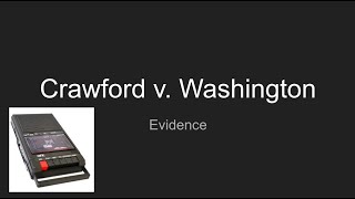 Crawford v. Washington