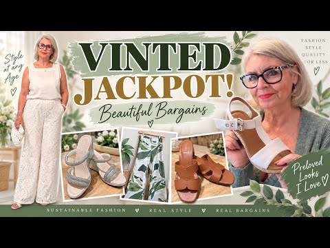 I HIT THE VINTED JACKPOT! | Beautiful Bargains, Holiday Trousers & Shoes