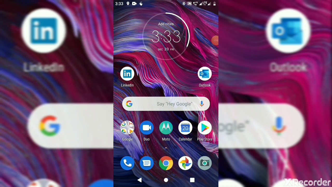 Use your fingerprint sensor to navigate in your Moto X4