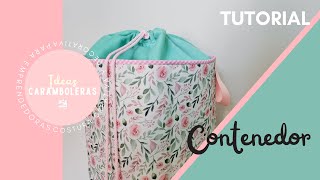 [TUTORIAL-DIY] Cómo hacer un CONTENEDOR de juguetes - se mantiene parado solo