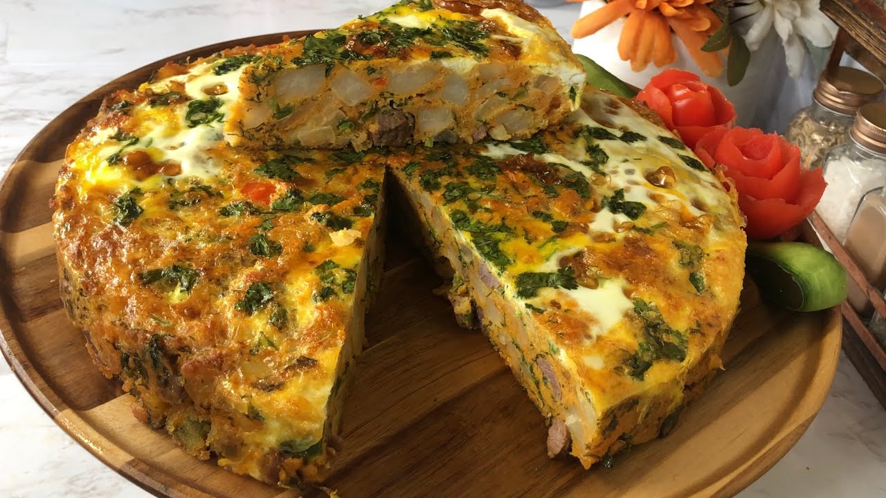 عجة أم نارين الليبية من أروع الوصفات الليبية وألذها 😍👌🏻