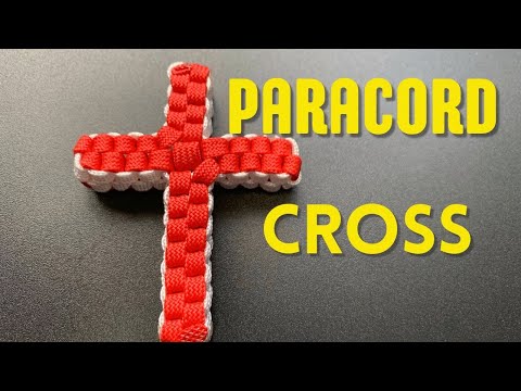 Make A Paracord Cross (Box Weave) #boxweave #cross