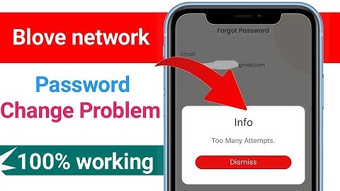 blove network password change problem | blove network password forgot kaise kare