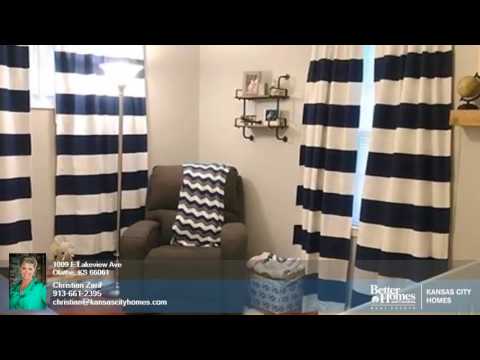 1009 E Lakeview Ave, Olathe, KS home video tour