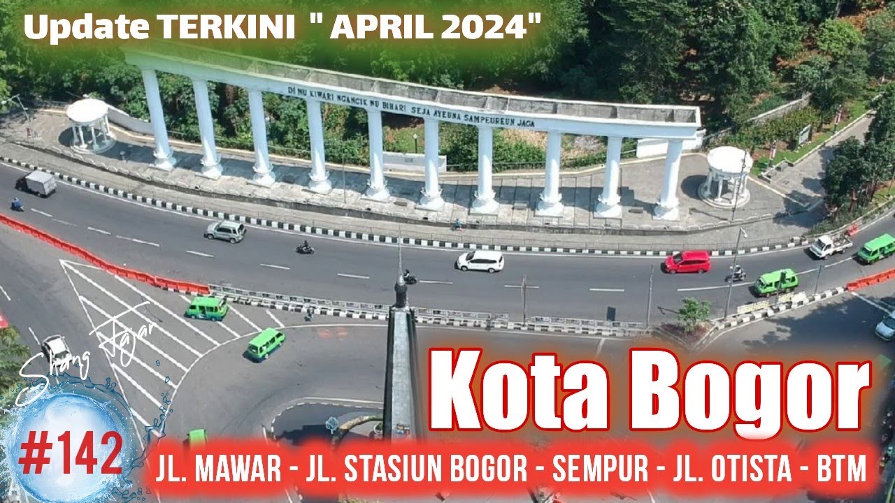 Update Jalan | Keliling Kota Bogor Jl. Merdeka Arah Tugu Kujang Terkini April 2024