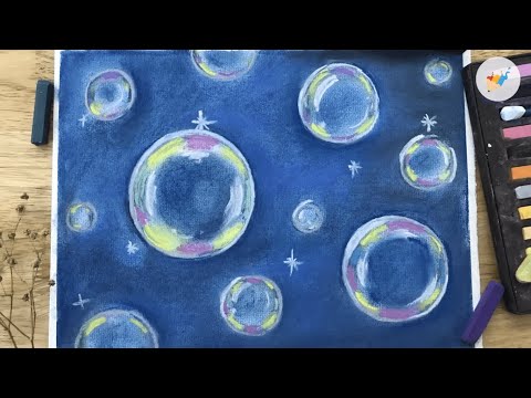 Video Dạy bé vẽ Bong bóng nước bằng Phấn tiên siêu đơn giản - youtube