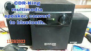 CDR-King multimedia speaker, repair \u0026 convert to bluetooth. @EssentialfixSimplelif-le7lw