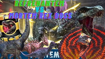Base Refrenantem VS Mortem Rex Boss // Just For Fun// Moveset in Note