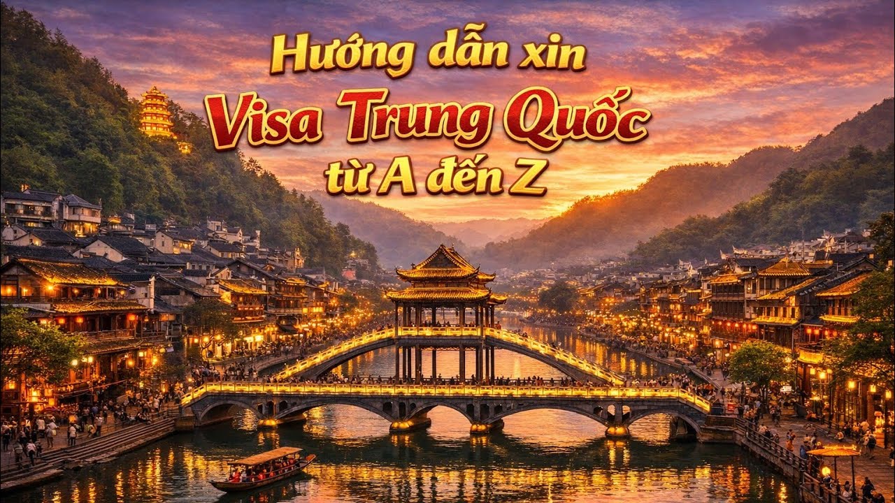 Hướng dẫn xin Visa Trung Quốc tự túc từ A-Z mới nhất 2026