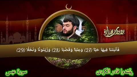 سورة عبس پێشەوا قادر الکردی