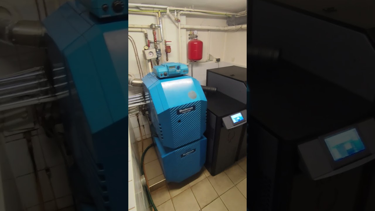 Hybrydowa kotłownia na pellet +kocioł na olej opałowy z wspomaganiem  fotowoltaiką