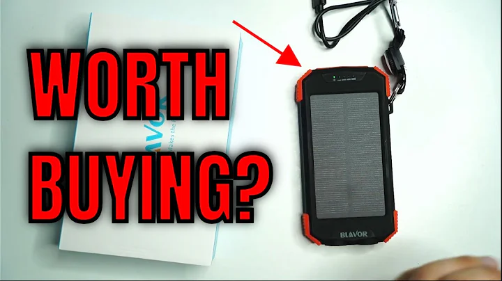 Best Value Compact Solar Power Bank! Blavor PN-W05 Review