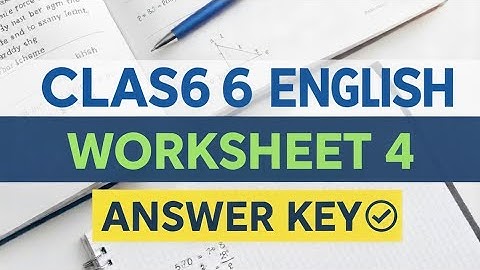 CLASS 6TH CEP WORKSHEET 4 ENGLISH ANSWER KEY 2025#PSEB #2025#6TH #ENGLISH 