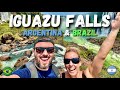 IGUAZU FALLS ARGENTINIAN & BRAZILIAN SIDE - HOW TO SEE IT ALL!