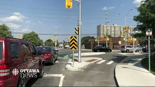 Motorists mistakenly using new Donald Street bike lane