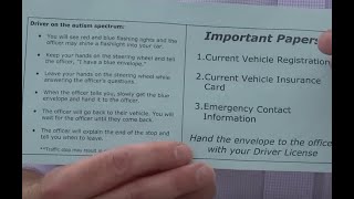 Blue envelopes: Arizona launching program to help keep autistic drivers safer