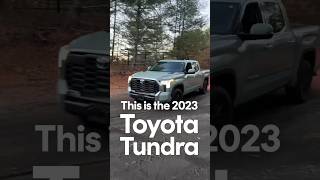 The 2023 Toyota Tundra in Lunar Rock