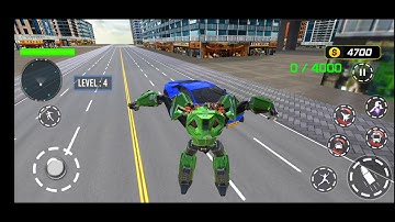 ARMY BUS ROBOT TRANSFORM WARS- AIR JET ROBOT GAME -ANDROID GAMEPLAY 2021