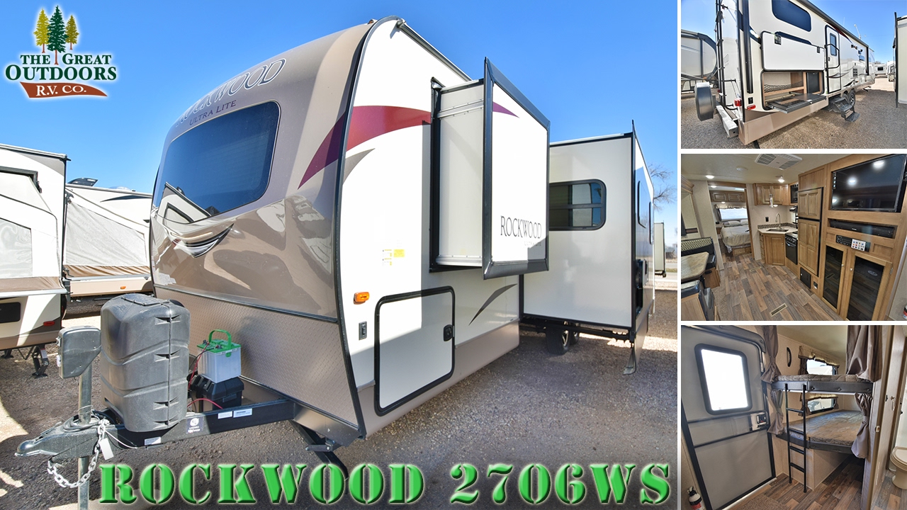 New 2017 FOREST RIVER ROCKWOOD 2706WS R1050 Colorado RV Dealer
