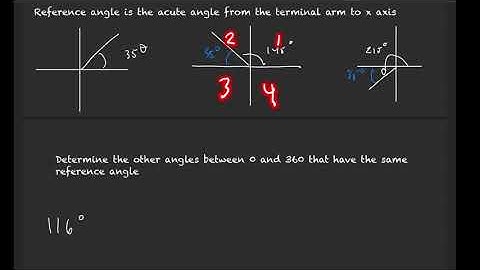 Angles in Standard Position Functions / Pre Calculus 11