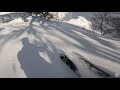 【日記】カモシカを追いかけ、雪崩に追われ、小滝を飛び越えて脱出する動画 2022/1/10