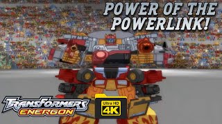 Transformers: Energon | Hotshot linkups with Rodimus vs. Six Shot