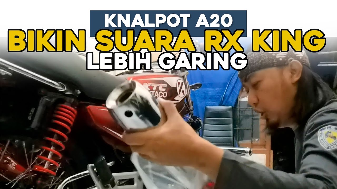 KNALPOT RX KING SUPER GARING || A20 BY ADE JIGO #knalpot #rxking #sparepart #2tak #2stroke