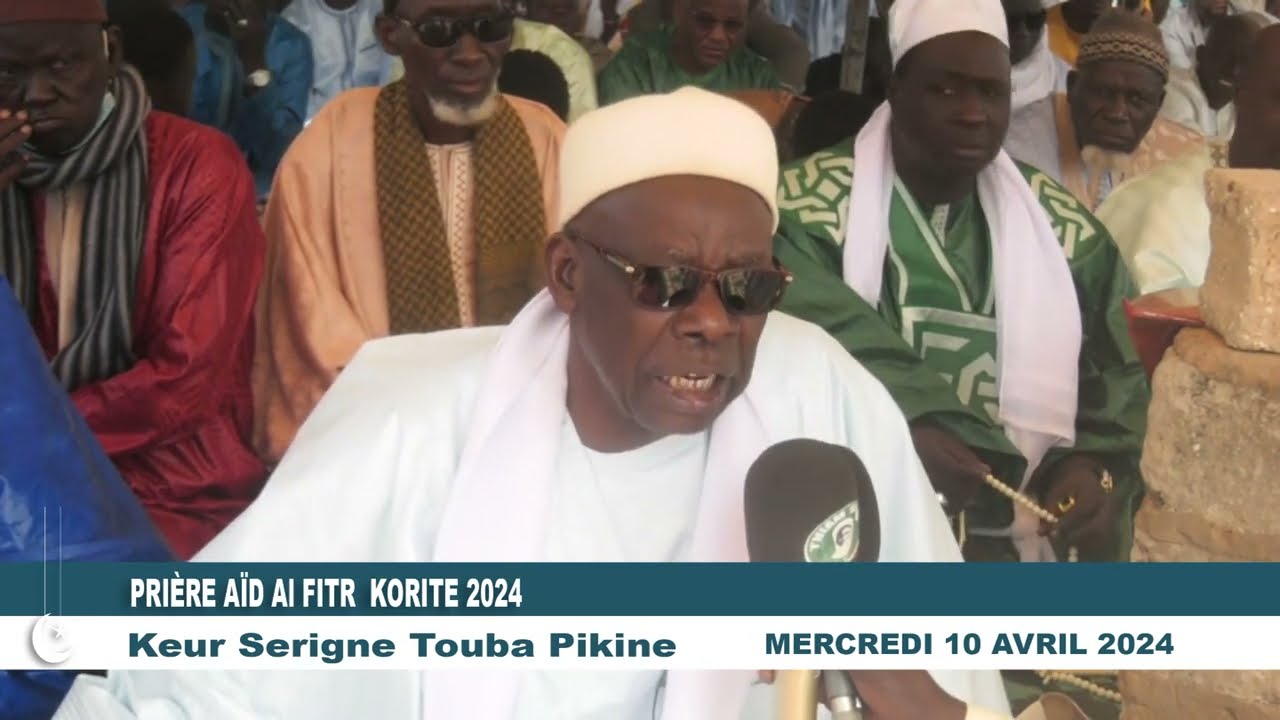 Priere Korité Mosquée Pikine : Le Discours Mémorable de l'imam de Keur Serigne Touba Pikine