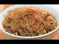 Fried Chinese Vermicelli with Meat 春雨とひき肉の炒め 肉末粉丝